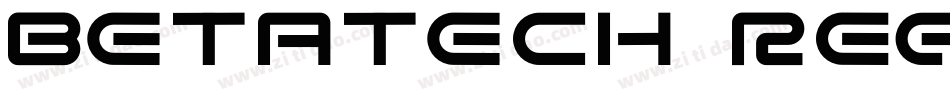 BETATECH Regular字体转换